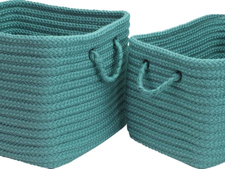 Colonial Mills Modern Farmhouse Braided Mudroom OD12 Aqua For Cheap