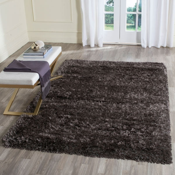 Safavieh Rhapsody Shag RSG521 Charcoal Grey Area Rug For Cheap