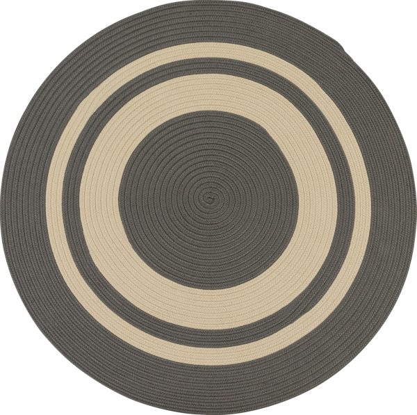 Colonial Mills Coronado Round CN70 Grey Area Rug For Discount