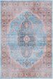 Safavieh Serapi SEP540 Blue   Orange Machine Washable Area Rug For Discount