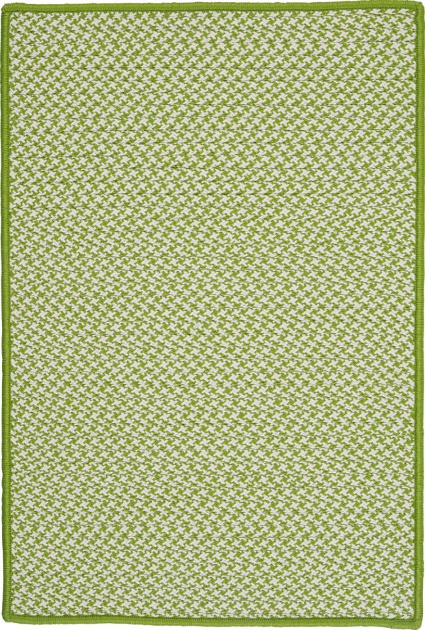 Colonial Mills Houndstooth Doormats TT65 Lime Cheap