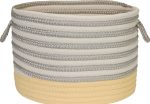 Colonial Mills Chloe Stripe Basket HL31 Pale Banana Discount