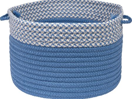 Colonial Mills Houndstooth Dipped Basket OD52 Blue Ice Online