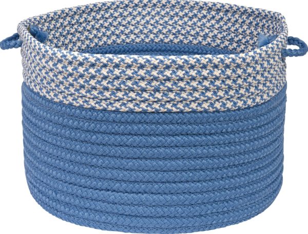 Colonial Mills Houndstooth Dipped Basket OD52 Blue Ice Online