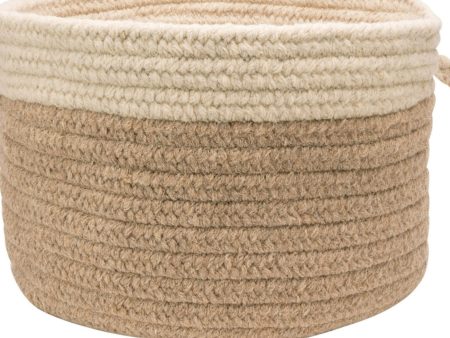 Colonial Mills Chunky Natural Wool Dipped Basket CN11 Beige Natural Supply