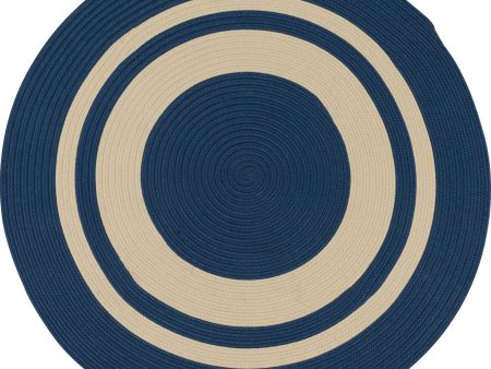 Colonial Mills Coronado Round CN20 True Blue Area Rug Sale