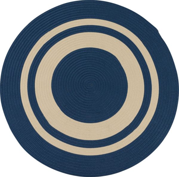 Colonial Mills Coronado Round CN20 True Blue Area Rug Sale