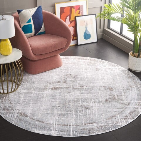 Safavieh Platinum PLA550 Grey   Dark Area Rug For Sale