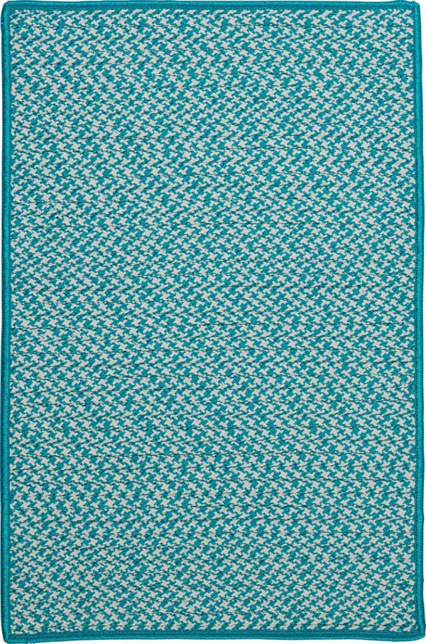 Colonial Mills Houndstooth Doormats TT57 Turquoise Online now