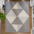 Colonial Mills Luxury Essence Dashed Grey Area Rug For Discount