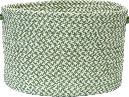 Colonial Mills Outdoor Houndstooth Tweed OT68 Leaf Green Cheap