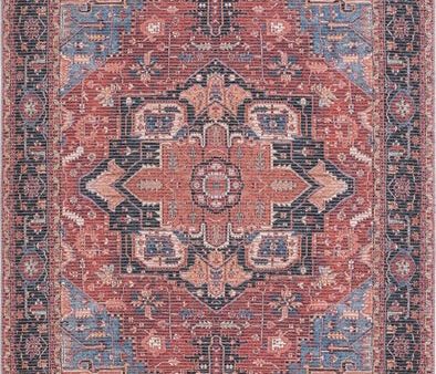 Safavieh Serapi SEP612 Red   Blue Machine Washable Area Rug Fashion