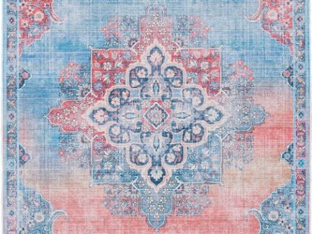 Safavieh Serapi SEP580 Red   Blue Machine Washable Area Rug Hot on Sale