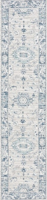 Safavieh Sunrise SUN624 Grey   Blue Ivory Area Rug For Sale