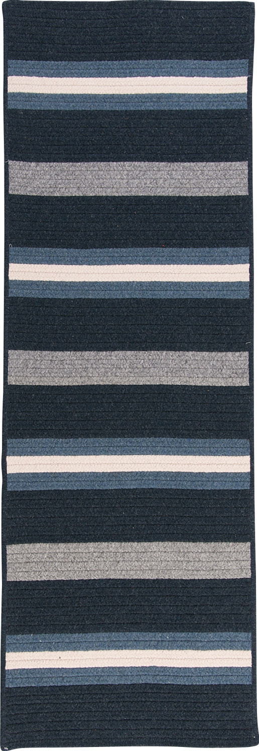 Colonial Mills Elmdale Runner MD29 Navy Area Rug Online