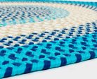 Colonial Mills Kingston Braid KN99 Aqua Area Rug Discount