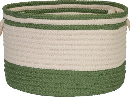 Colonial Mills Bar Harbour Basket BH61 Moss Green Hot on Sale