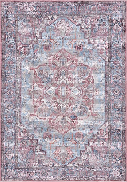 Safavieh Serapi SEP624 Blue   Rust Machine Washable Area Rug Sale