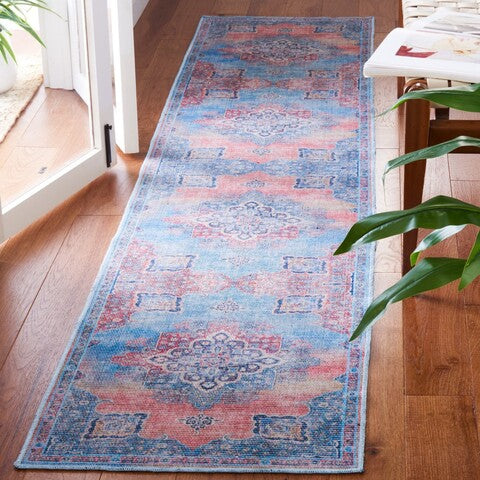 Safavieh Serapi SEP580 Red   Blue Machine Washable Area Rug Hot on Sale