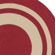 Colonial Mills Coronado Round CN60 Red Area Rug Online Sale