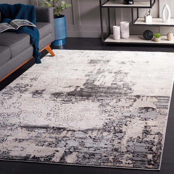 Safavieh Whisper WHS820 Grey   Light Beige Area Rug Online now