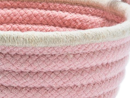 Colonial Mills Easter Pastel Wool Basket EB79 Blush Pink For Sale