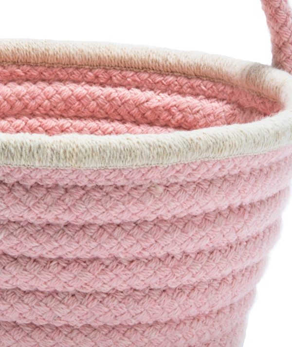 Colonial Mills Easter Pastel Wool Basket EB79 Blush Pink For Sale