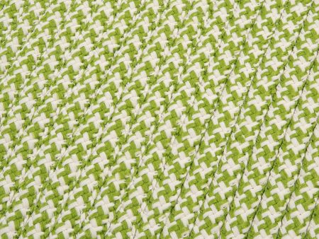 Colonial Mills Houndstooth Pouf UF69 Lime Sale