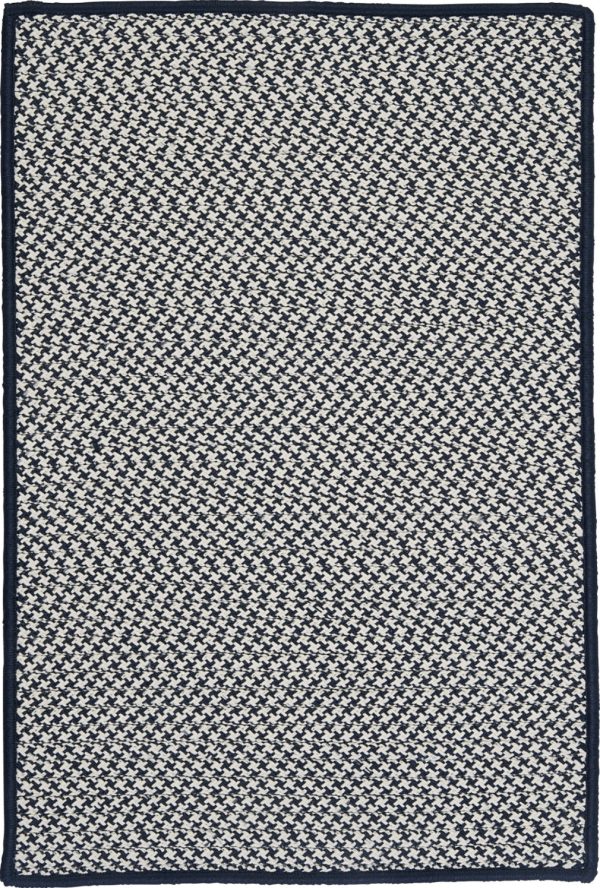 Colonial Mills Houndstooth Doormats TT60 Navy For Cheap