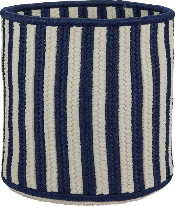 Colonial Mills Baja Stripe Basket BJ53 Navy on Sale