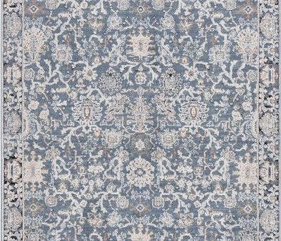 Safavieh Vivaldi VIV561 Navy   Ivory Area Rug Online now