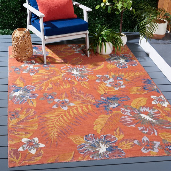 Safavieh Sunrise SUN671 Ivory   Rust Blue Area Rug Fashion