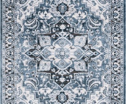 Safavieh Rosewood ROW112 Ivory   Blue Area Rug For Discount