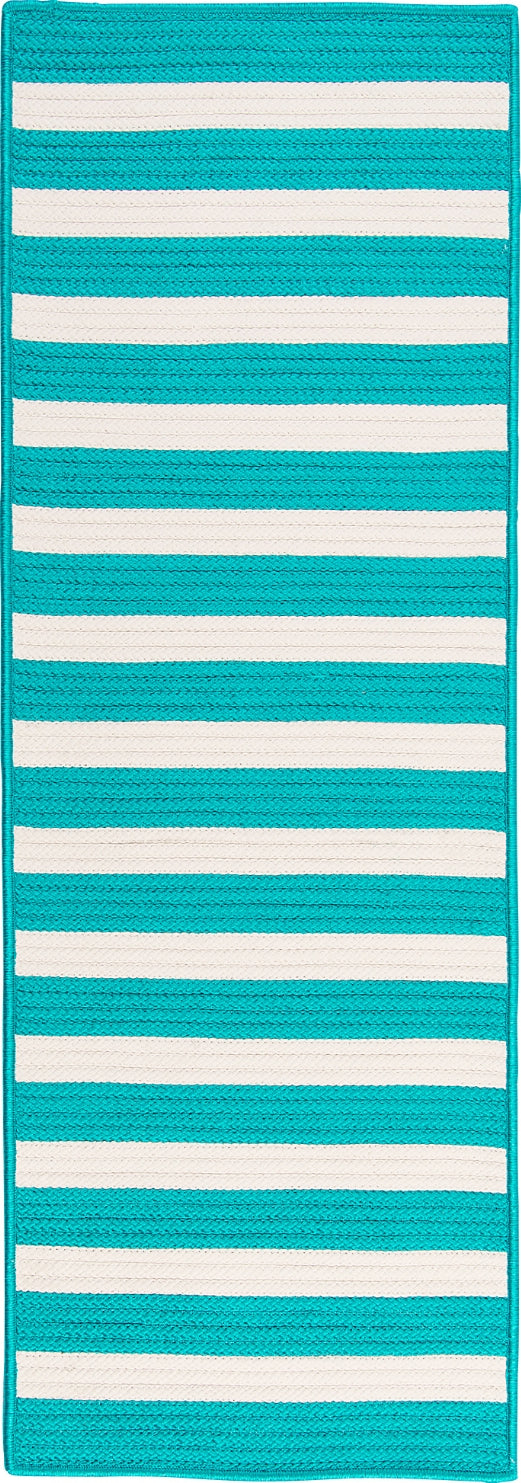 Colonial Mills Aniston Runner AN39 Aqua Area Rug Discount