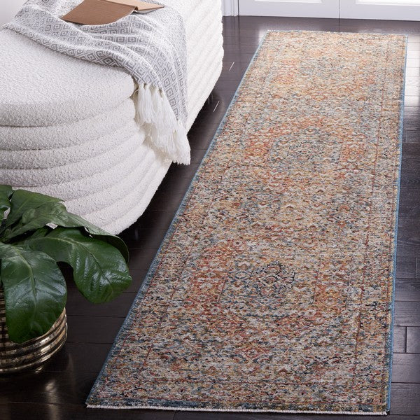 Safavieh Silverado SVD106 Blue   Rust Area Rug Discount