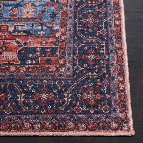 Safavieh Serapi SEP560 Red   Navy Machine Washable Area Rug Online Hot Sale