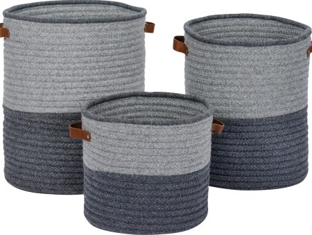 Colonial Mills Casa Mesa Basket LT52 Grey Online now