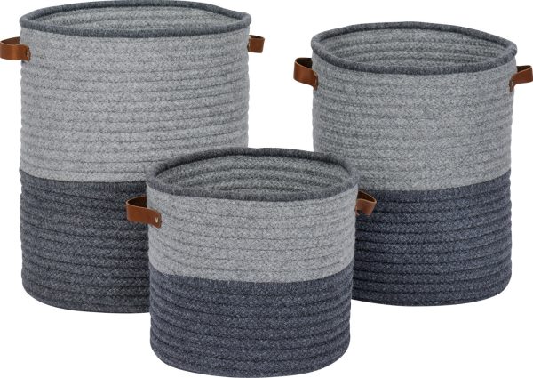 Colonial Mills Casa Mesa Basket LT52 Grey Online now