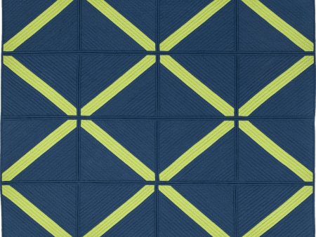 Colonial Mills Luxury Kona Neon Bluetopia Area Rug Supply