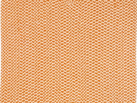 Colonial Mills Jamestown Houndstooth Tweed JN19 Orange Area Rug Discount