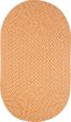 Colonial Mills Jamestown Houndstooth Tweed JN19 Orange Area Rug Discount