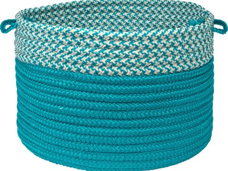 Colonial Mills Houndstooth Dipped Basket OD51 Turquoise Discount