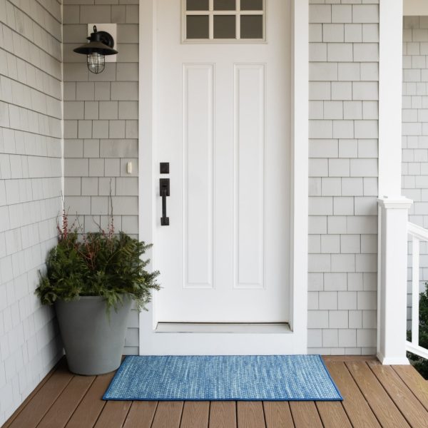 Colonial Mills Crestwood Tweed Doormats CR24 Highland Blue Supply