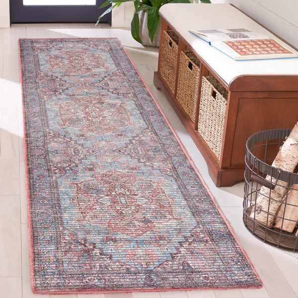 Safavieh Serapi SEP624 Blue   Rust Machine Washable Area Rug Sale