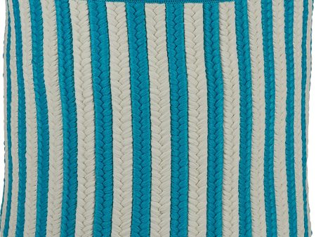 Colonial Mills Baja Stripe Basket BJ23 Teal For Sale