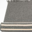 Colonial Mills Modern Wool Stripe MO18 Grey Area Rug For Discount