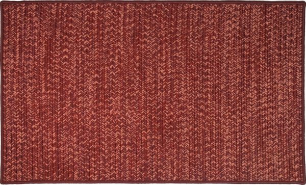 Colonial Mills Crestwood Tweed Doormats CR48 Autumn Red on Sale