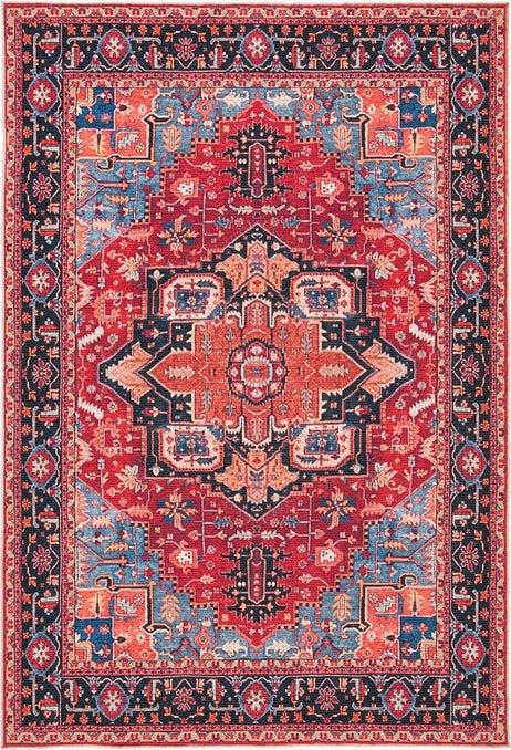 Safavieh Serapi SEP534 Red   Blue Machine Washable Area Rug Sale