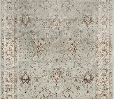 Safavieh Persian Garden Vintage PGV607 Light Blue   Ivory Area Rug Discount