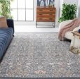 Safavieh Vivaldi VIV568 Light Blue   Ivory Area Rug Hot on Sale